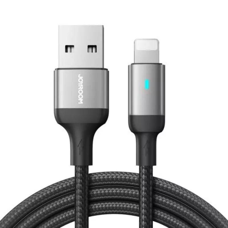 Joyroom USB-A auf Lightning Kabel, 2,4A, 1,2m, Schwarz (S-UL012A10)