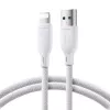 Joyroom USB-A auf Lightning Kabel Multi-Color Serie A14, 480 Mbps, 3A, 1,2m, Weiß (SA34-AL3)