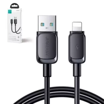 Joyroom USB-A auf Lightning Kabel Multi-Color Serie A14, 480Mbit/s, 2,4A, 1,2m, Schwarz (S-AL012A14B)