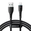 Joyroom USB-A auf Lightning Kabel Starry Series, 480 Mbit/s, 3A, 1m, Schwarz (SA32-AL3)