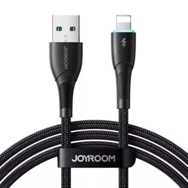 Joyroom USB-A auf Lightning Kabel Starry Series, 480 Mbit/s, 3A, 1m, Schwarz (SA32-AL3)
