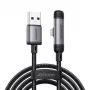 Joyroom USB-A auf Lightning EnjoyX Series 90 Grad Kabel A56, 3A, 480Mbps, 1,2m, Schwarz (S-A56)
