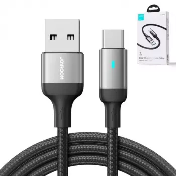 JOYROOM USB-A auf USB-C Datenkabel, 3A, 1,2m, Schwarz (S-UC027A10)