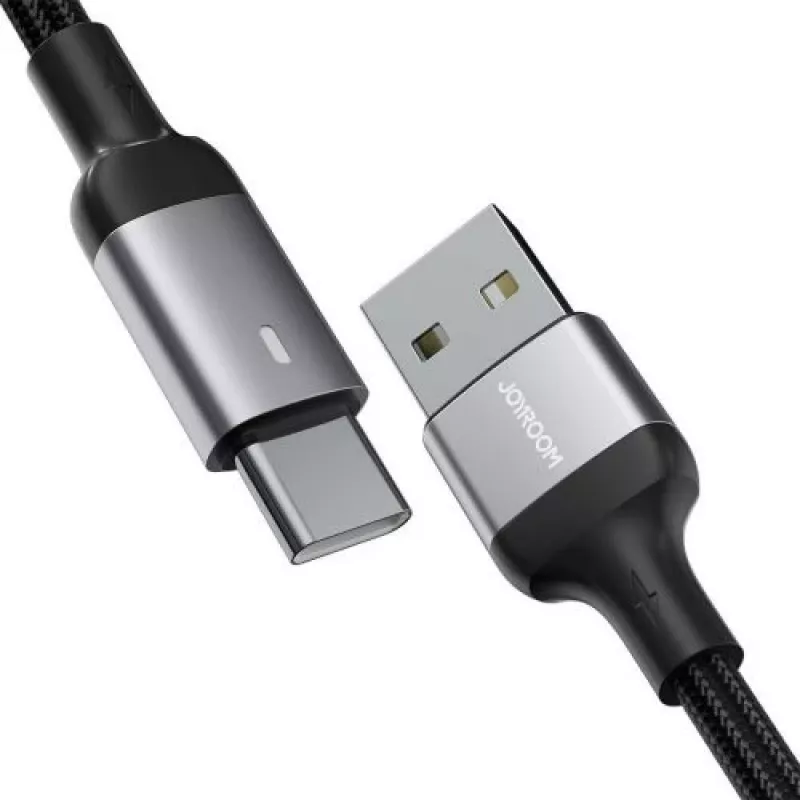 JOYROOM USB-A auf USB-C Datenkabel, 3A, 1,2m, Schwarz (S-UC027A10)