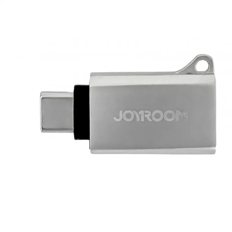 Joyroom USB-C Stecker auf USB-A Buchse Adapter Mini S-H151 Silber