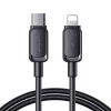 JOYROOM USB-C auf Lightning Kabel Multi-Color Serie A14, 20W, 480 Mbps, 1,2 m, Schwarz (S-CL020A111B)