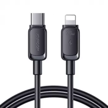 JOYROOM USB-C auf Lightning Kabel Multi-Color Serie A14, 20W, 480 Mbps, 1,2 m, Schwarz (S-CL020A111B)
