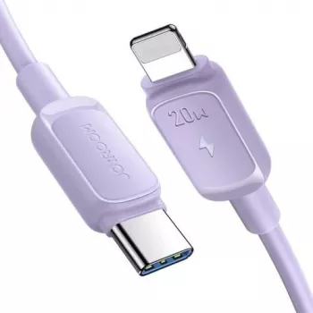 JOYROOM USB-C auf Lightning Kabel Multi-Color Serie A14, 20W PD, 480 Mbps, 1,2 m, Lila (S-CL020A11P)