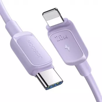 JOYROOM USB-C auf Lightning Kabel Multi-Color Serie A14, 20W PD, 480 Mbps, 1,2 m, Lila (S-CL020A11P)
