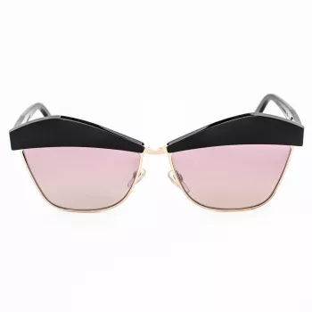 JPLUS Woman JP5076-01 Sonnenbrille - Acetat eckiger Rahmen - UV400-Schutz - 58/13/145 mm