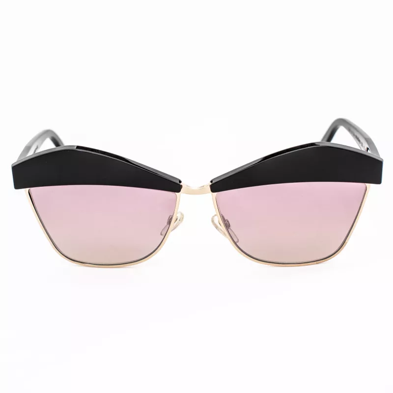JPLUS Woman JP5076-01 Sonnenbrille - Acetat eckiger Rahmen - UV400-Schutz - 58/13/145 mm