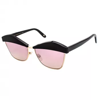 JPLUS Woman JP5076-01 Sonnenbrille - Acetat eckiger Rahmen - UV400-Schutz - 58/13/145 mm
