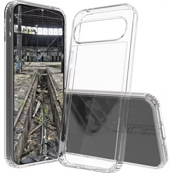 JT Berlin BackCase Pankow Clear für Google Pixel 9 & Pixel 9 Pro - Transparente TPU-Hülle 11084