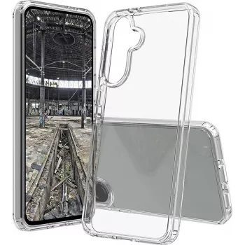 JT Berlin BackCase Pankow Clear für Samsung Galaxy A36 5G - Transparente stoßdämpfende TPU-Hülle 11172