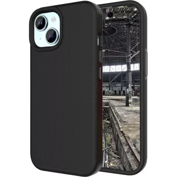 JT Berlin BackCase Pankow Solid MagSafe Hülle für Apple iPhone 15 - Schwarz 11104