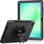 JT Berlin Rugged Kickstand & Handstrap Hülle für Samsung Galaxy Tab A11+ 2025 Schwarz Bulk 30023
