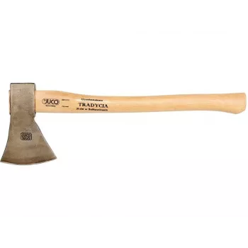 JUCO 33007 Axt-Werkzeug - 600g geschmiedeter Kohlenstoffstahlkopf, 360mm Holzstiel