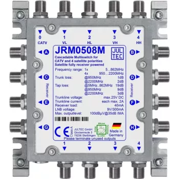 JULTEC JRM0508M Satellite Multiswitch 5/8