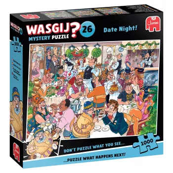 Jumbo Spiele GmbH Wasgij Mystery 26: Date Night 1000-Teile-Puzzle JUM00592