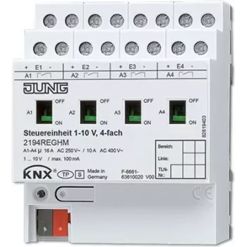 JUNG 2194REGHM Universal-Dimmer, DIN-Schiene, 250-400 V, Weiß
