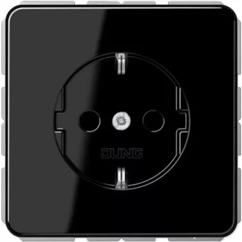 JUNG CD 1520 BFKI SW Abdeckung für Zentralscheibe, 1-fach, Schwarz