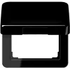JUNG CD590KLSW Klappdeckel-Abdeckplatte 50x50 mm Schwarz Glänzend für CD 500 Serie