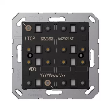 JUNG KNX Tastsensor-Modul A 4292 1ST, 2-fach, F40, Secure, Serie AS/A