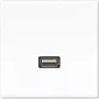 JUNG LS-Serie USB 2.0 Anschlussmodul, Alpinweiß (MALS1122WW)