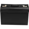 JÜSCHA Alassio Pilotenkoffer Kunstleder Schwarz 28L 15,6 Zoll Laptop 45028