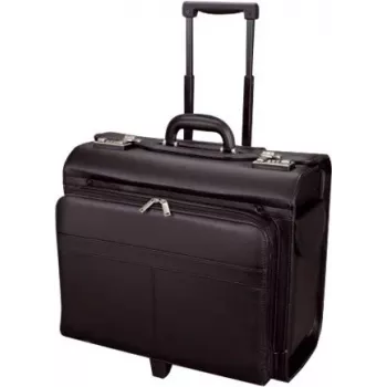 JÜSCHA Alassio Pilotenkoffer SAN REMO, Kunstleder, Schwarz (45030)