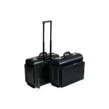 JÜSCHA Alassio Pilotenkoffer SAN REMO, Kunstleder, Schwarz (45030)