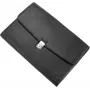 JÜSCHA Alassio UDINE A4 Dokumentenringbuch Kunstleder Schwarz 40 mm Rücken 2-Ring 25 mm 41014