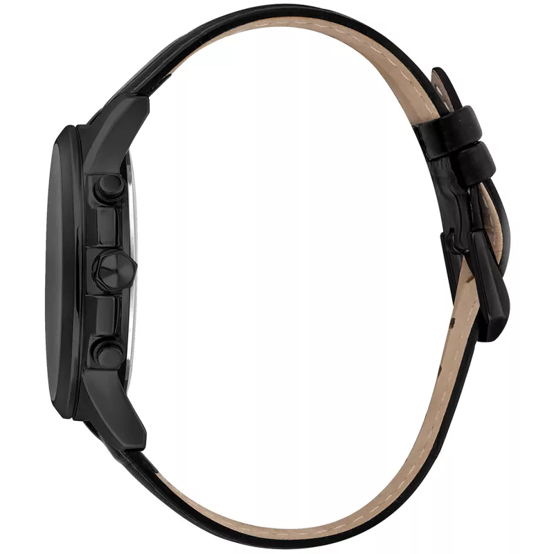 JUST CAVALLI MAN JC1G175L0245 42mm Quarz Analog Blau Zifferblatt Braunes Lederarmband Uhr