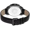 JUST CAVALLI MAN JC1G175L0245 42mm Quarz Analog Blau Zifferblatt Braunes Lederarmband Uhr