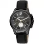 JUST CAVALLI MAN JC1G175L0245 42mm Quarz Analog Blau Zifferblatt Braunes Lederarmband Uhr