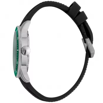 JUST CAVALLI MAN JC1G179P0015 42mm Quarz Analog Uhr - Schwarzes Zifferblatt, Lederarmband