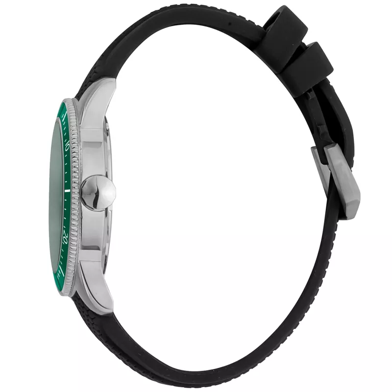 JUST CAVALLI MAN JC1G179P0015 42mm Quarz Analog Uhr - Schwarzes Zifferblatt, Lederarmband
