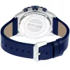 JUST CAVALLI MAN JC1G214L0045 44mm Blue Dial Leather Strap Watch