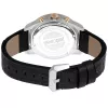 JUST CAVALLI MAN JC1G215L0035 42mm Quarz Analog Uhr Schwarzes Zifferblatt Schwarzes Lederarmband