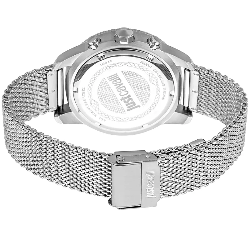 JUST CAVALLI MAN JC1G215M0045 42mm Edelstahl Quarz Uhr
