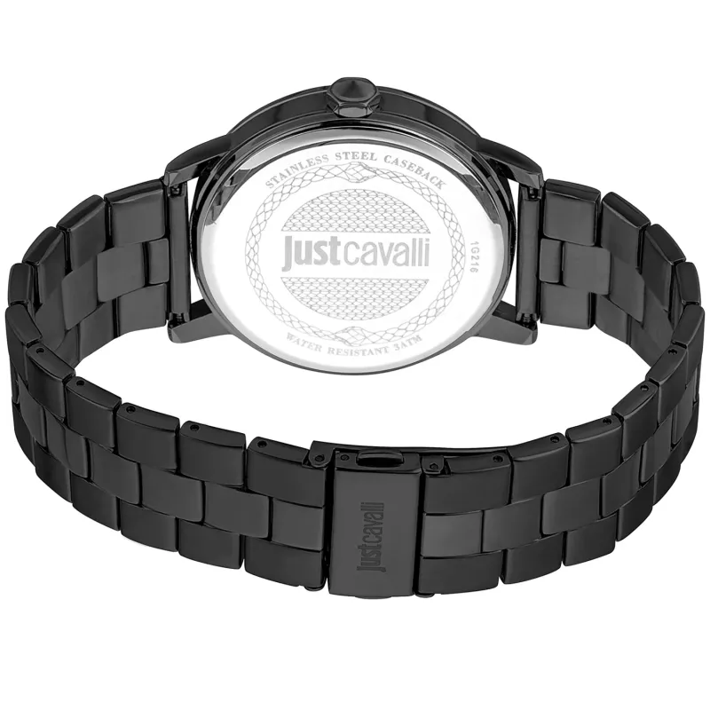 JUST CAVALLI MAN JC1G216M0075 42mm Edelstahl Quarz Uhr
