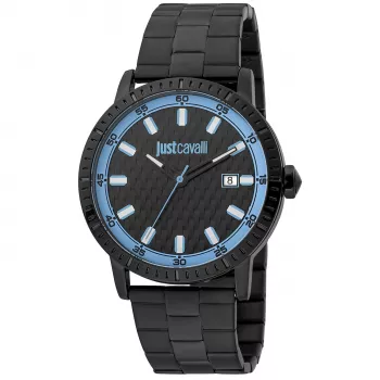 JUST CAVALLI MAN JC1G216M0075 42mm Edelstahl Quarz Uhr