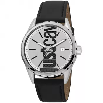 JUST CAVALLI MAN Uhr JC1G082L0105 (42mm) Blaues Zifferblatt Blaues Lederarmband