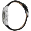 JUST CAVALLI MAN Uhr JC1G215L0015 42mm Schwarzes Zifferblatt Lederarmband