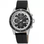 JUST CAVALLI MAN Uhr JC1G215L0015 42mm Schwarzes Zifferblatt Lederarmband