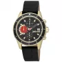 JUST CAVALLI MAN Uhr JC1G215L0025 (42mm) - Schwarzes Zifferblatt, Lederarmband
