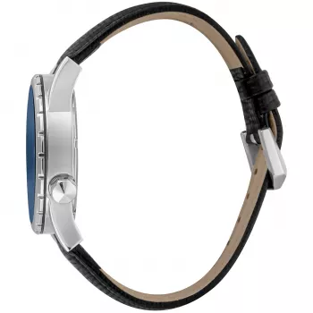 JUST CAVALLI Herren-Quarz-Analoguhr JC1G217L0025 42mm blaues Zifferblatt blaues Lederarmband