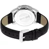 JUST CAVALLI Herren-Quarz-Analoguhr JC1G217L0025 42mm blaues Zifferblatt blaues Lederarmband