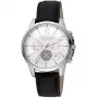 JUST CAVALLI Herren Quarzuhr JC1G175L0215 42mm Blaues Zifferblatt Lederarmband