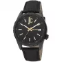 Just Cavalli Herrenuhr JC1G217L0045 42mm schwarzes Zifferblatt Lederarmband